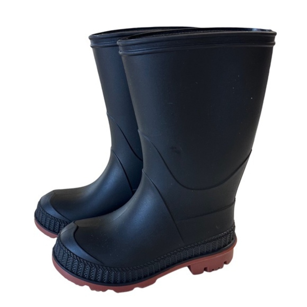 Wonder Nation Kids Chore Rain Boot‎ Sz 5-6